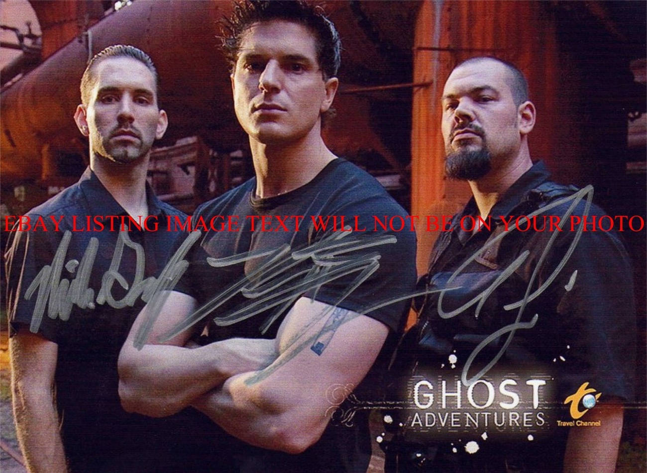 GHOST ADVENTURES CAST CREW SIGNED AUTOGRAPHED 8x10 RP PHOTO ZAK NICK ...