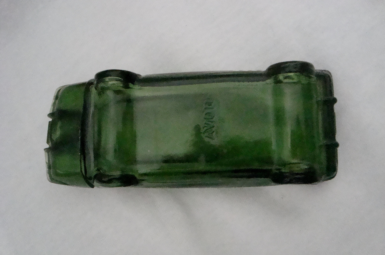 Avon Bottle Green Car Empty Bottles