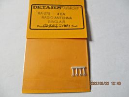 Details West # RA-275 Radio Antenna Sinclair Short Type. 4 Each. HO-Scale image 3