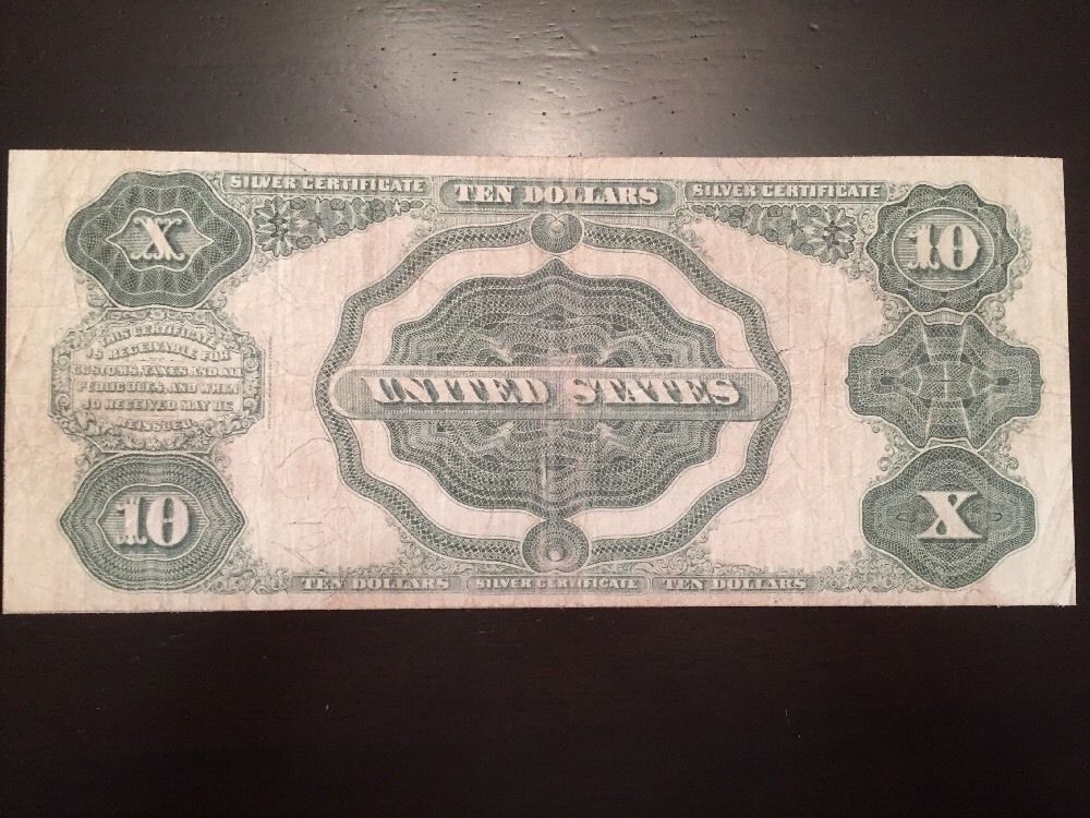 Reproduction $10 National Bank Note 1902 National Bank The Republic Chicago IL