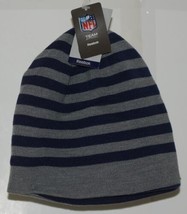 Reebok Team Apparel NFL Licensed Tennessee Titans Blue Gray Reversible Beanie image 2