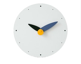 Moro Design Spread the Wings Wall Clock non Ticking Silent Clock (Dark Blue)