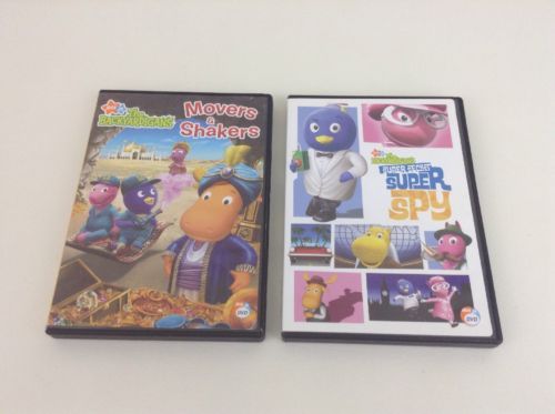 The Backyardigans Nick Jr. Lot of 2 DVDs Movers & Shakers Super Secret ...