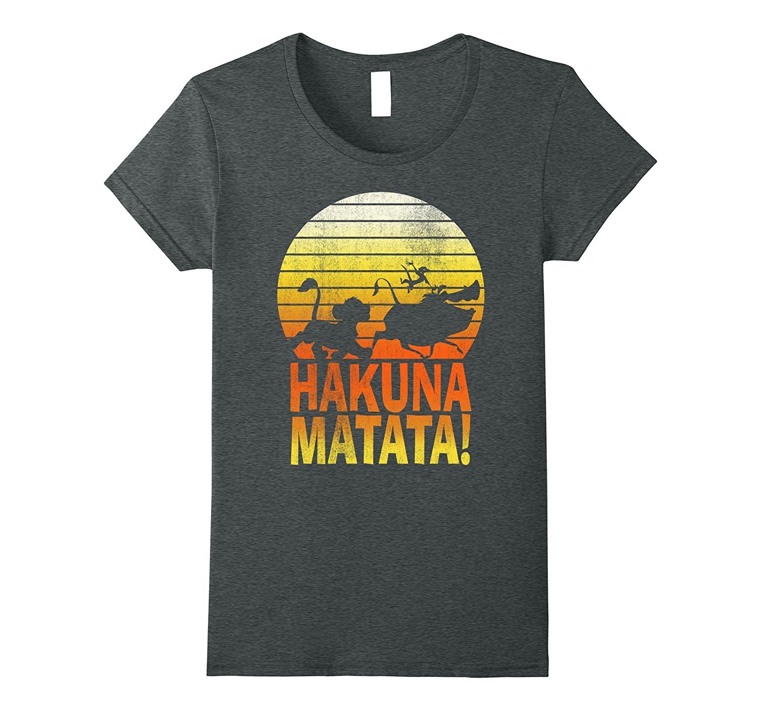 Image of Disney Lion King Hakuna Matata Profile Graphic T-Shirt Women