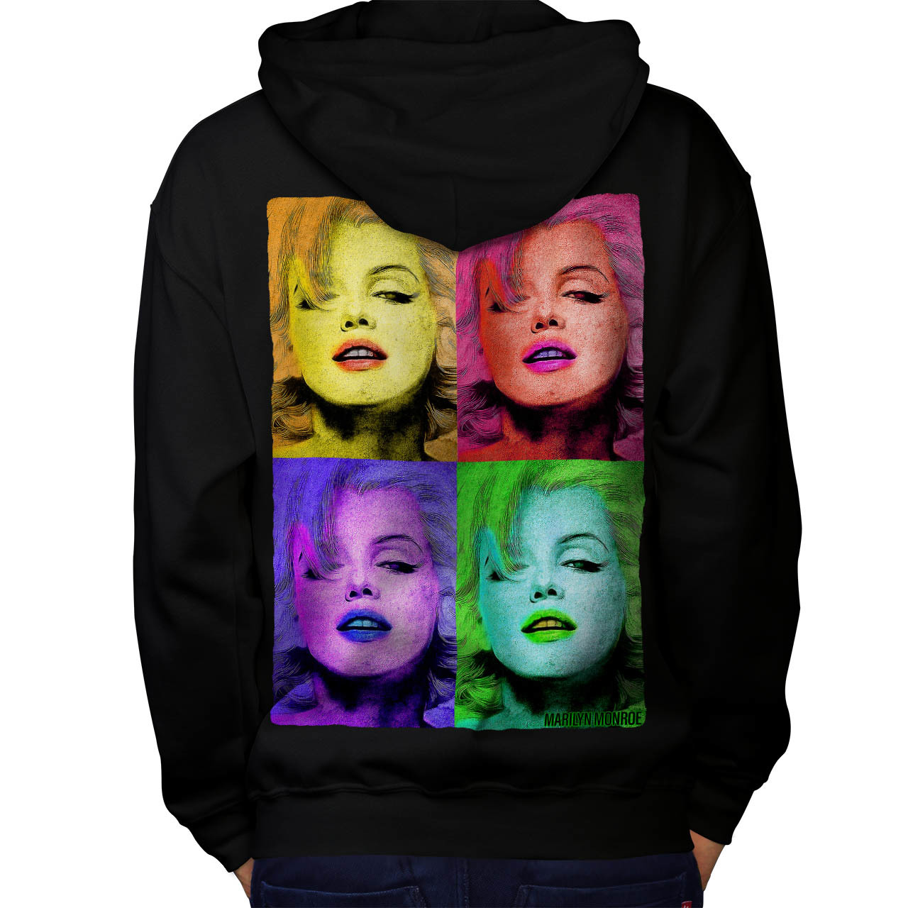 marilyn monroe faded hoodie