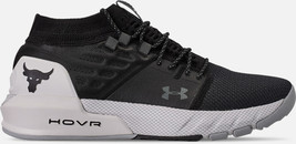 Under Armour Project The Rock 2 Delta Training Sneaker Black/White UA Mens 2019 - $251.08