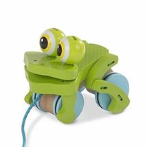 Melissa & Doug First Play Frolicking Frog Wooden Pull Toy - $19.99