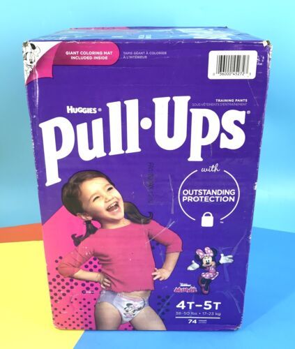 Pull-Ups Girls' Potty Training Pants Training Underwear - 4T-5T, 74 Ct ...