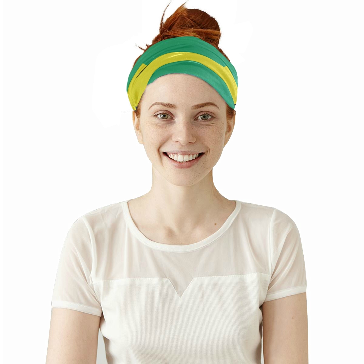 Jamaica Flag Elastic Headbands Head Wrap Shawl Hair Accessories