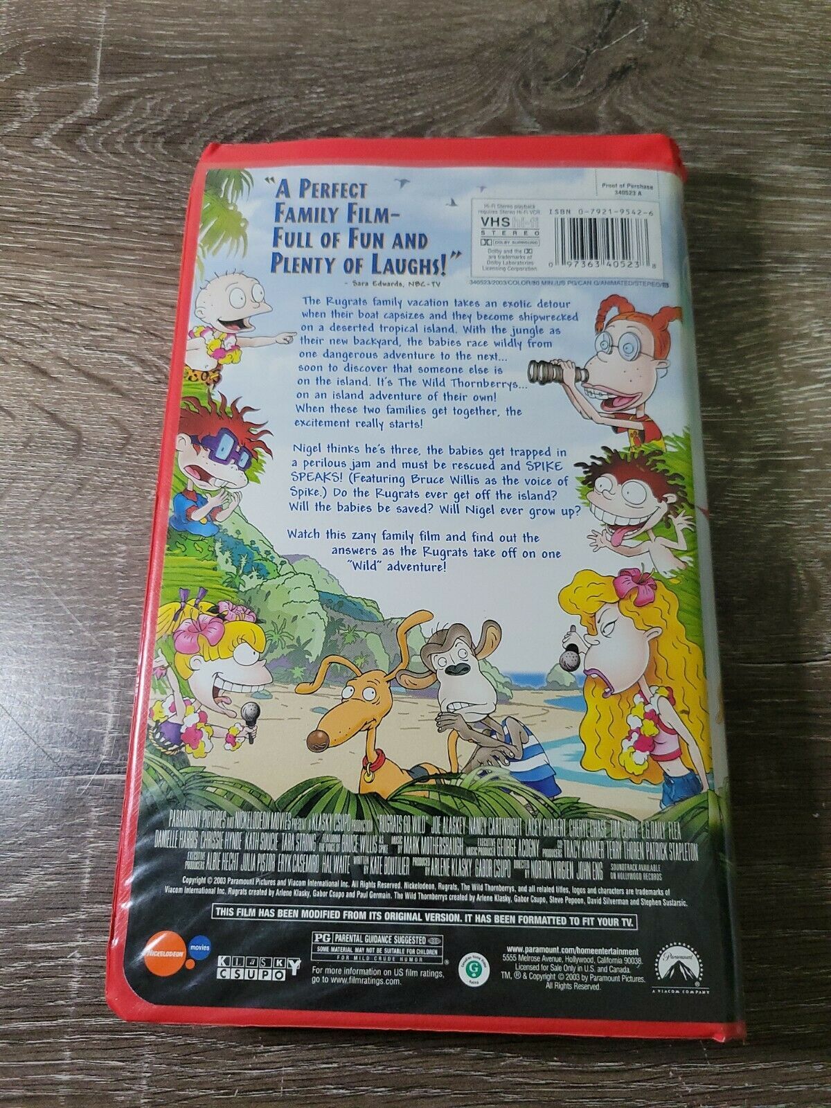 Rugrats Go Wild VHS TAPE. Nickelodeon - VHS Tapes
