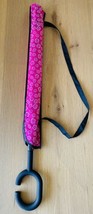 Pink/White Flower &amp; Black Double Layer Reverse Umbrellas - C Shaped Handle - $14.84