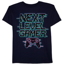 Gildan Boy's T Shirt Next Level Gamer Size X-Small 4-5 Navy Glow In The Dark - $8.98