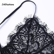 Womens Sexy Lace Fringe bodysuit summer backless lingerie intimates V ne... - $21.99