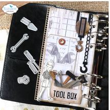 Sidekick Essentials 27 TOOL BOX  die set  Elizabeth Craft  2029 Craft Studio image 2
