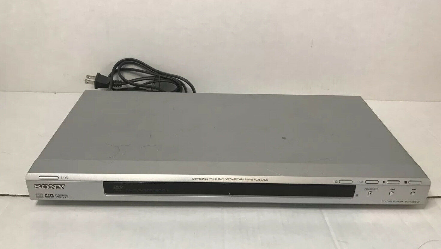 Sony DVPNS50P Digital Video 12bit/108Mhz Video DAC CD/DVD Player *No