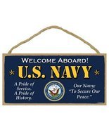 SJT ENTERPRISES, INC. U.S. Navy - Welcome Aboard - A Pride of Service a ... - $14.83
