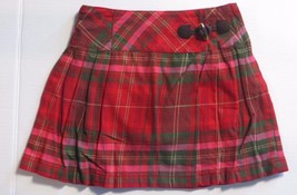 Gymboree Cozy Owl Plaid Toggle Flannel Skirt Size 4 - $12.19