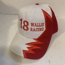 VTG racing hat cap wallis #18 sharktooth strapback kati NASCAR - $15.00