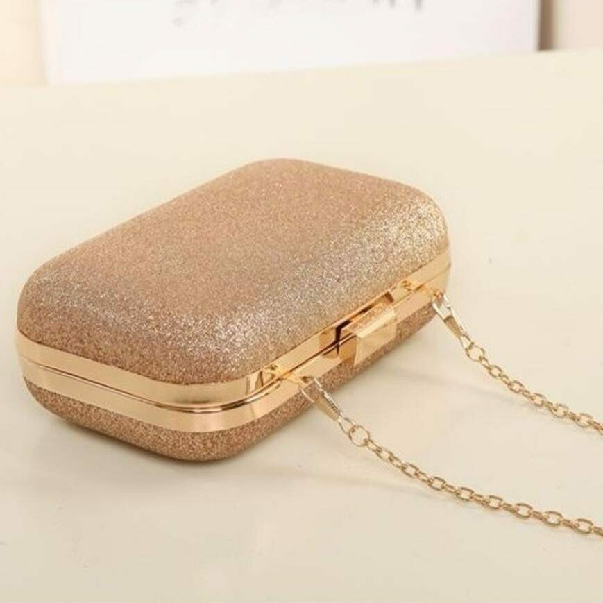 Woman Evening Bag Women Gold Clutch Bags Crystal Day Wallet Wedding Party Purse Women's