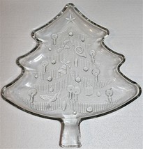 Christmas Tree Glass Platter - $13.99