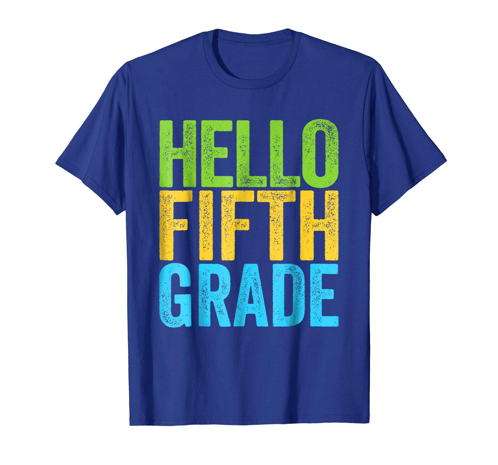 Teacher Style - Hello Fifth Grade T-Shirt Funny 5th Grade Back To ...