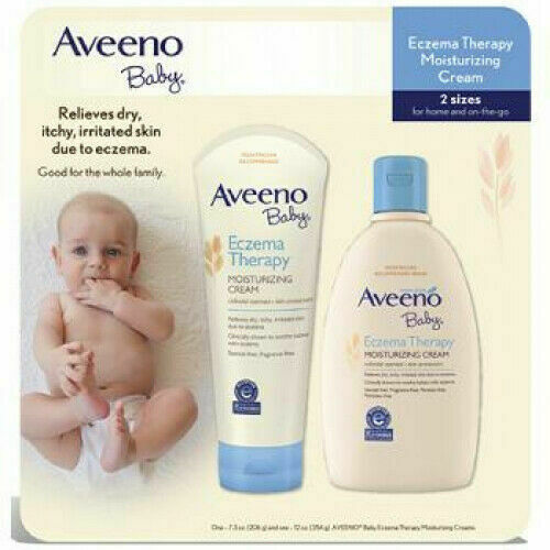 aveeno baby eczema therapy moisturizing cream 12 oz