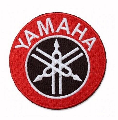 Yamaha Logo Embroidered Iron-On Sew-On Motorcycle Patch - NEW