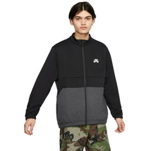 Nike SB Dry Dri-Fit Sweatshirt Jacket Black Dark Grey AT3639-010 S Color... - $64.34