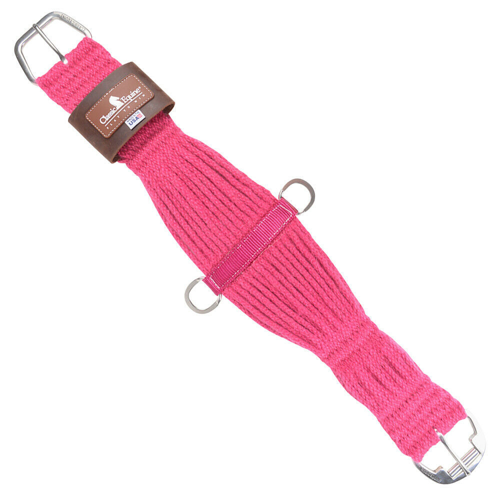 Classic Equine 27 Strand Mohair Cinch Pink U00PK Other Horse Wear