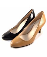 Nine West Handjive Leather High Heel Round Toe Pumps Choose Sz/Color - $48.30