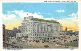New US Post Office Atlanta Georgia 1930s postcard - $6.44