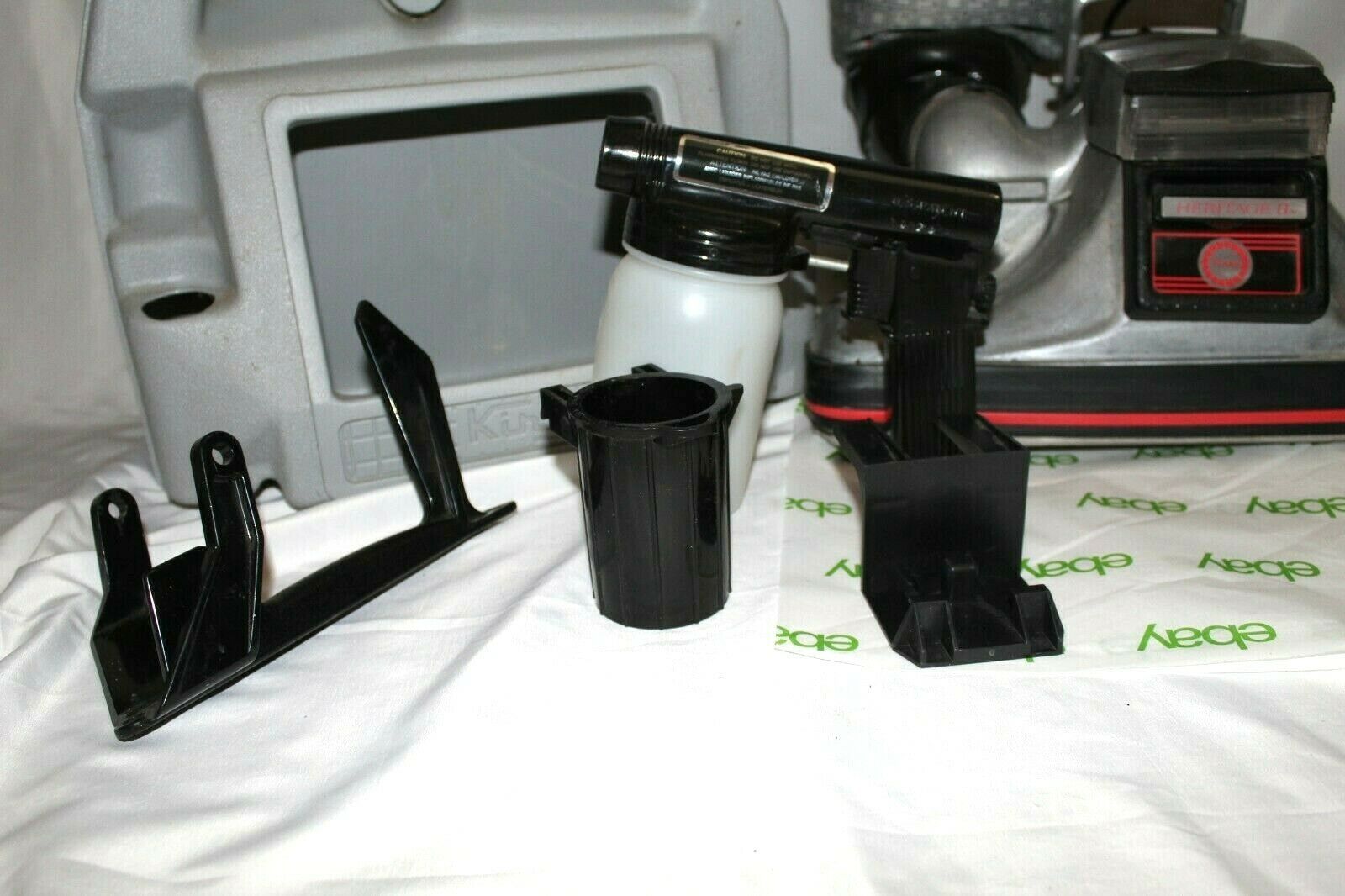 VINTAGE 1984 KIRBY HERITAGE II VACUUM CLEANER W/ VARIOUS ATTACHMENTS