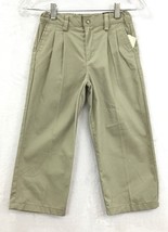 George Martin / Khaki Pleated Front Adjustable Waist Uniform Pants / Boys Size 5 - $13.54