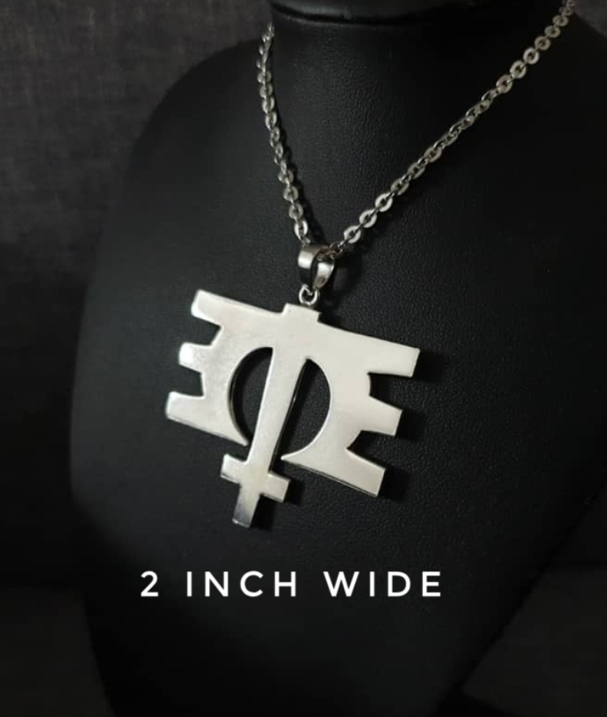 Pendants - 2 Inch Wide - Melissa Etheridge Symbol - 925 Silver - Handmade