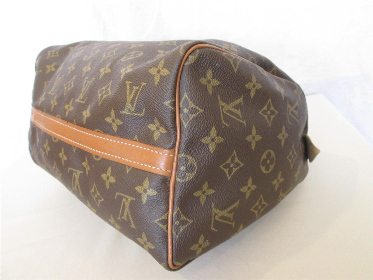 Authentic Louis Vuitton French Co. USA Speedy 30 Monogram under Special License - 1970s
