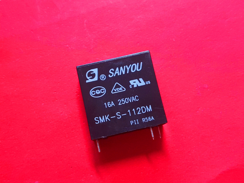 SMK-S-112DM, 12VDC Relay, SANYOU Brand New!!