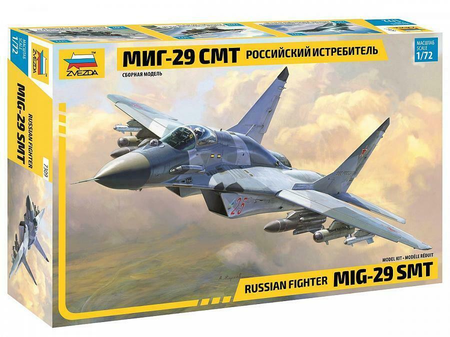 Zvezda Model 7309 Russian fighter MiG-29 SMT, scale 1/72