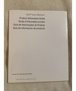 DELL COLOR MONITORS  PRODUCT INFORMATION GUIDE     84-page soft cover NICE - $3.95
