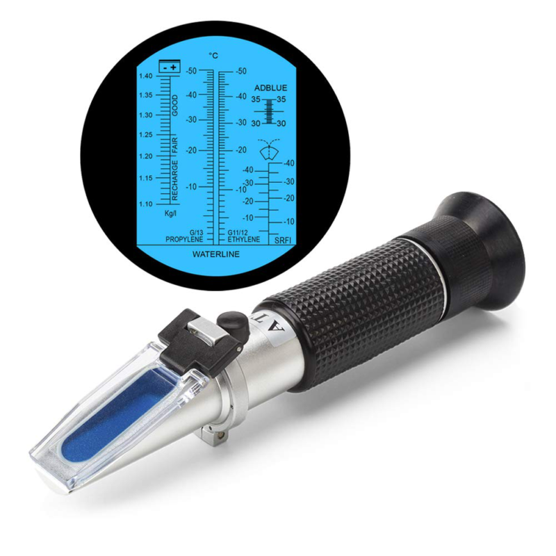 4in1 DEF Antifreeze Coolant Refractometer For Automobile Exhaust