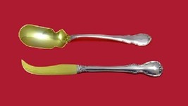 Modern Victorian by Lunt Sterling Silver Caviar Serving Set 2pc Custom Gw - $157.41