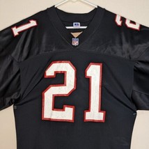 Vintage Atlanta Falcons Deion Sanders Russell Jersey Size 44 #21 NFL Made In USA - $79.19