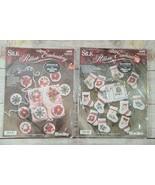 Bucilla Silk Ribbon Ornament Craft Kits Festival Of Stockings Christmas ... - $29.09