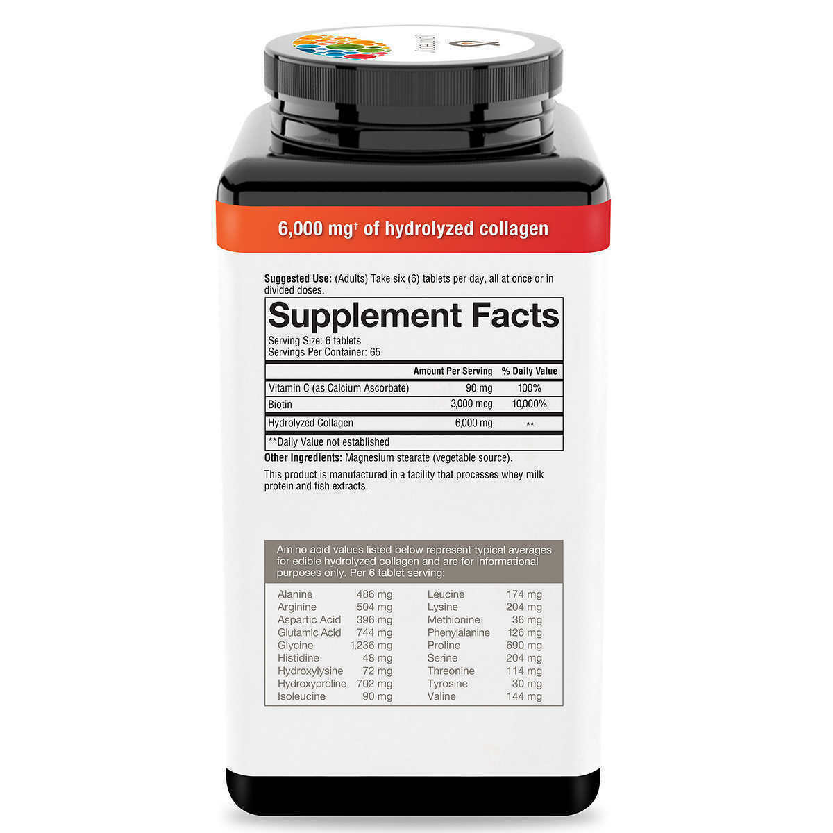 Youtheory Collagen Plus Biotin 390 Tablets, Revitalizes Skin Hair and