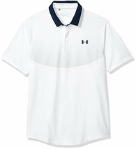Under Armour Men's Iso-Chill Graphic Golf Polo, White (100)/Academy, XX-Large - $84.49