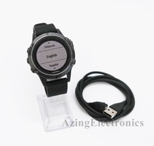 Garmin Fenix 5X Slate Gray Sapphire Black Band GPS Multisport Watch  image 1