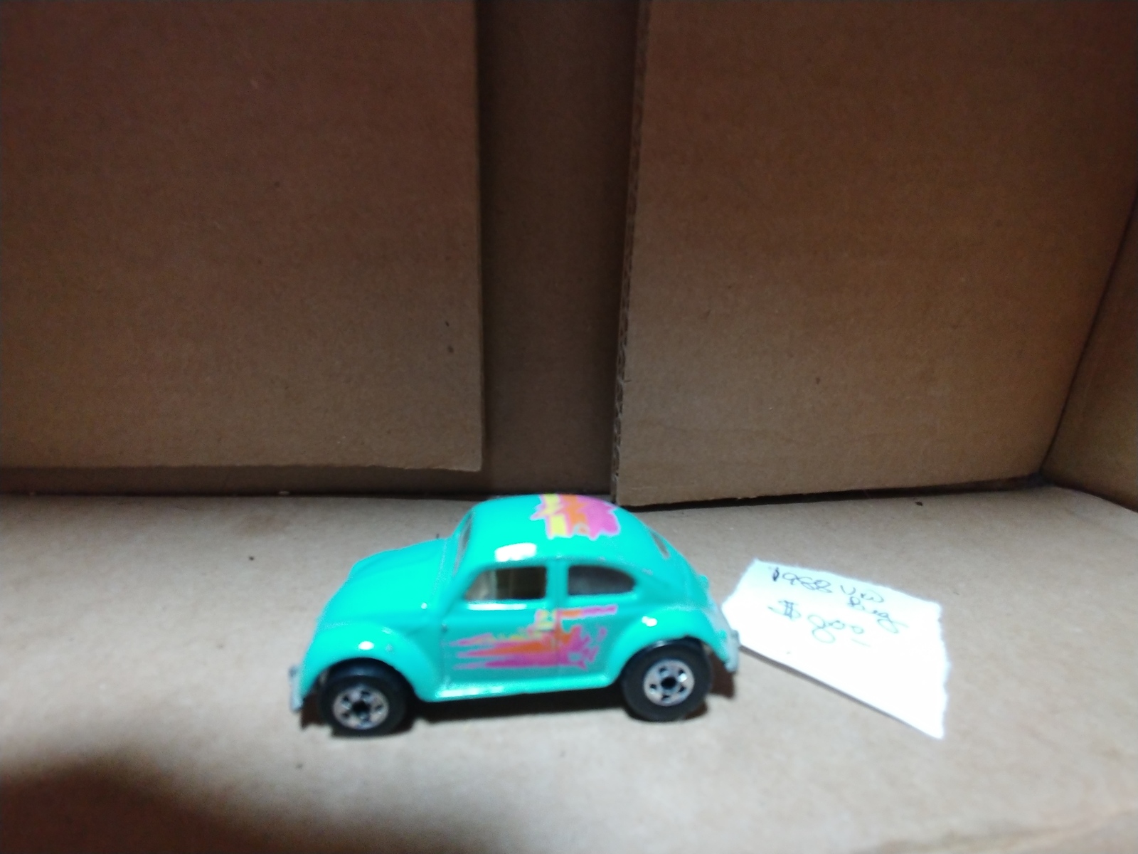 Hot Wheels 1988 Speed Fleet VW Volkswagen Bug Beetle Turquoise Teal Vintage Manufacture
