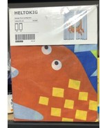 IKEA HELTOKIG Pair of Curtains 2 Panels Light Blue 47&quot; x 69&quot; NEW Sealed - $27.72