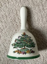 Spode Christmas Tree China With Green Trim Decorative Bell - $49.49