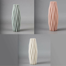 New Origami Plastic Vases Home Office Decoration Imitation Ceramic Flowe... - $11.39