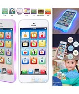 Educational Baby Iphone Toy With Led Toddler English Learning Mobile Pho... - $27.99